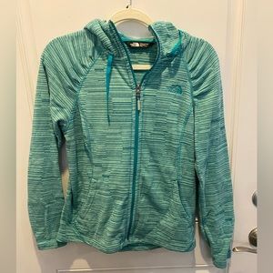 North face zip up fleece hoodie